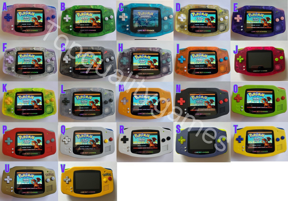 Nintendo Game Boy Advance GBA backlit ags101 Handheld System’s- FAST SHIPPING