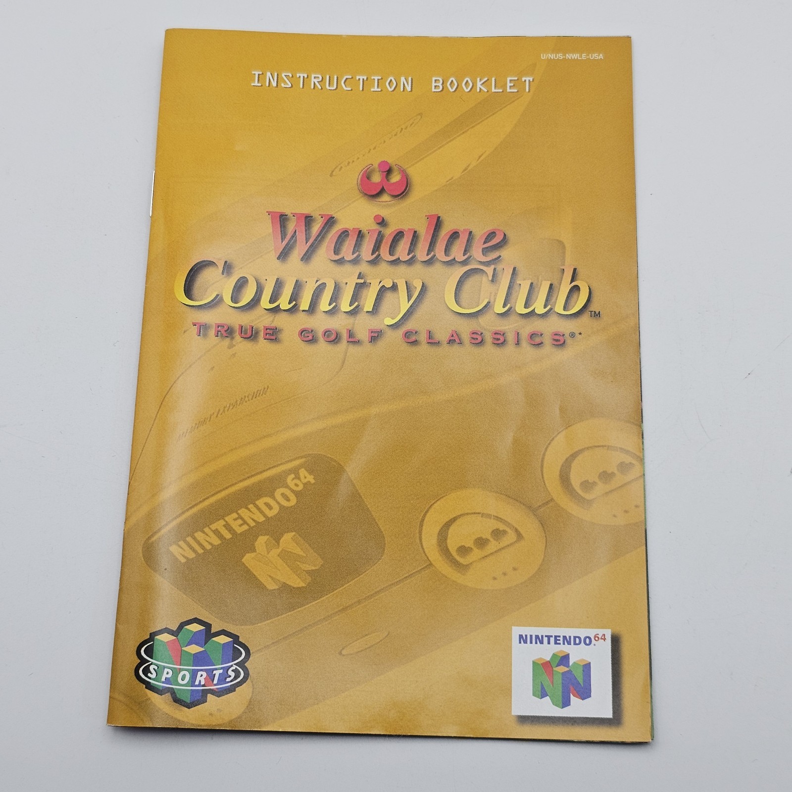 1998 Waialae Country Club N64 Complete In Box CIB Nintendo 64 Game Lot