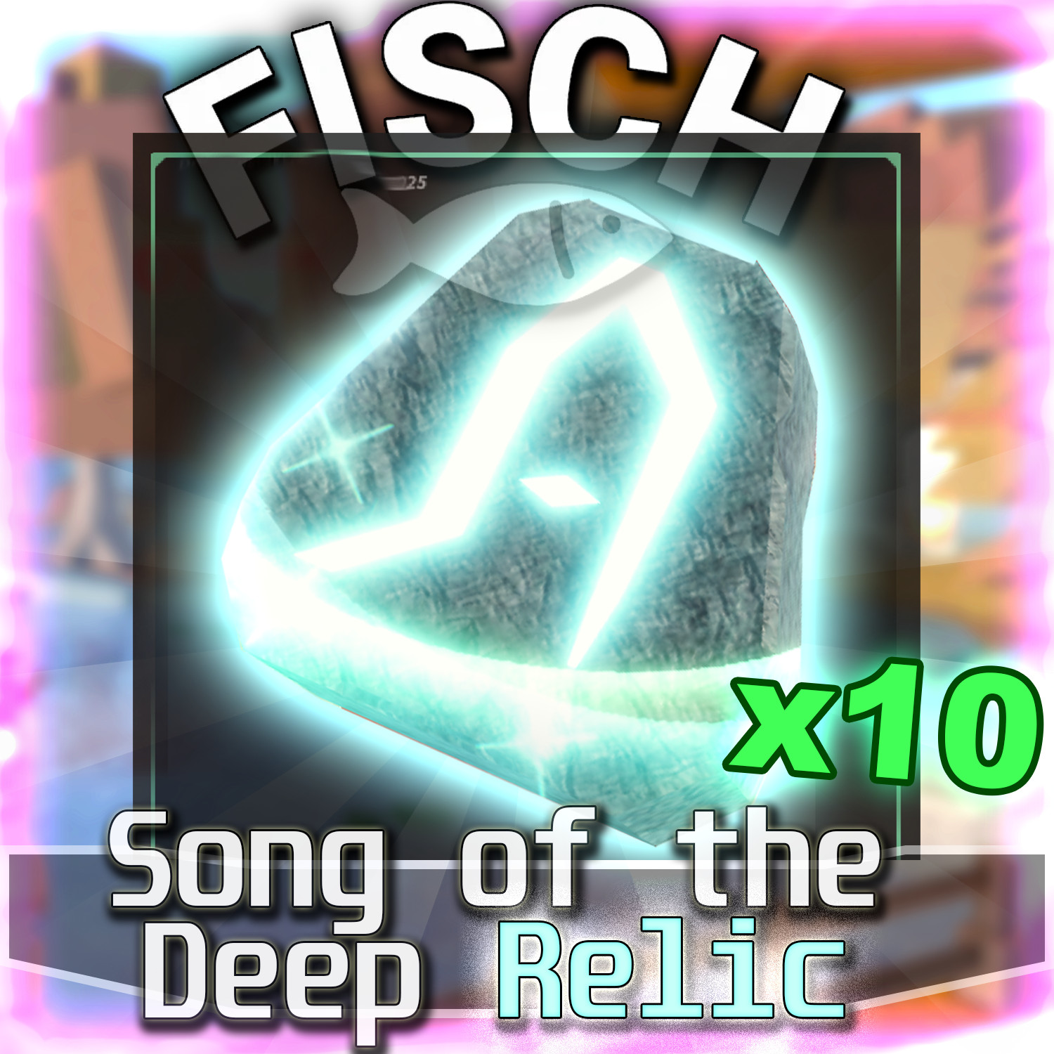 🐟 FISCH – 10 Song of the Deep Relic⚡FASTEST DELIVERY⚡ fish/cs/coins/rare