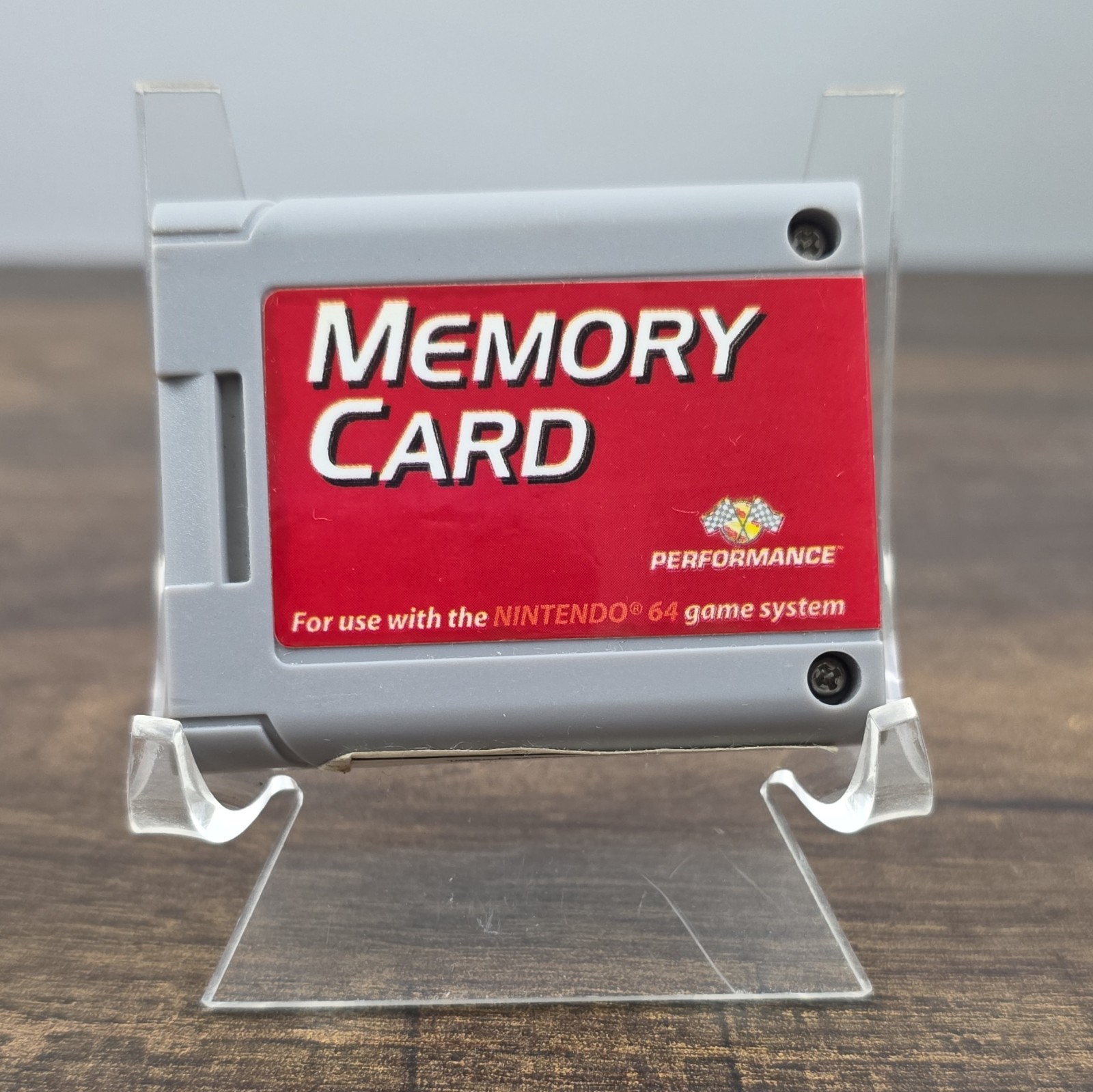 Performance TremorPak Plus Rumble + 1MB Memory Card for Nintendo 64 Gray