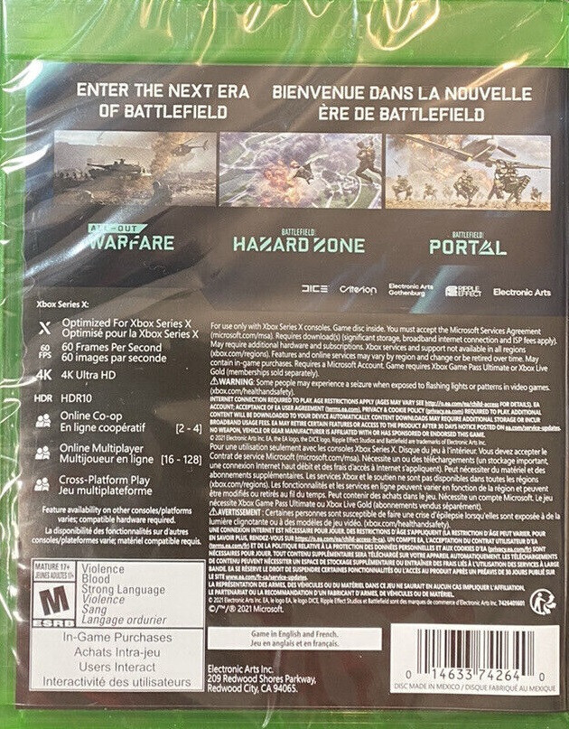 Battlefield 2042 (XBOX Series X) New