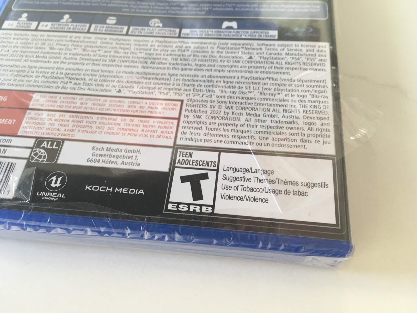 King Of Fighters Xv Sony PS4 Playstation 4 Brand New