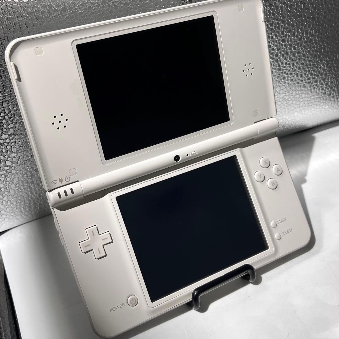 Nintendo DSi LL Natural White Console Tested Working Japan w/ Stylus
