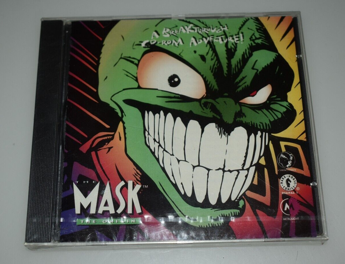 The Mask The Origin by Dark Horse Comics Vintage PC MAC Game Sealed 1994 NEW
