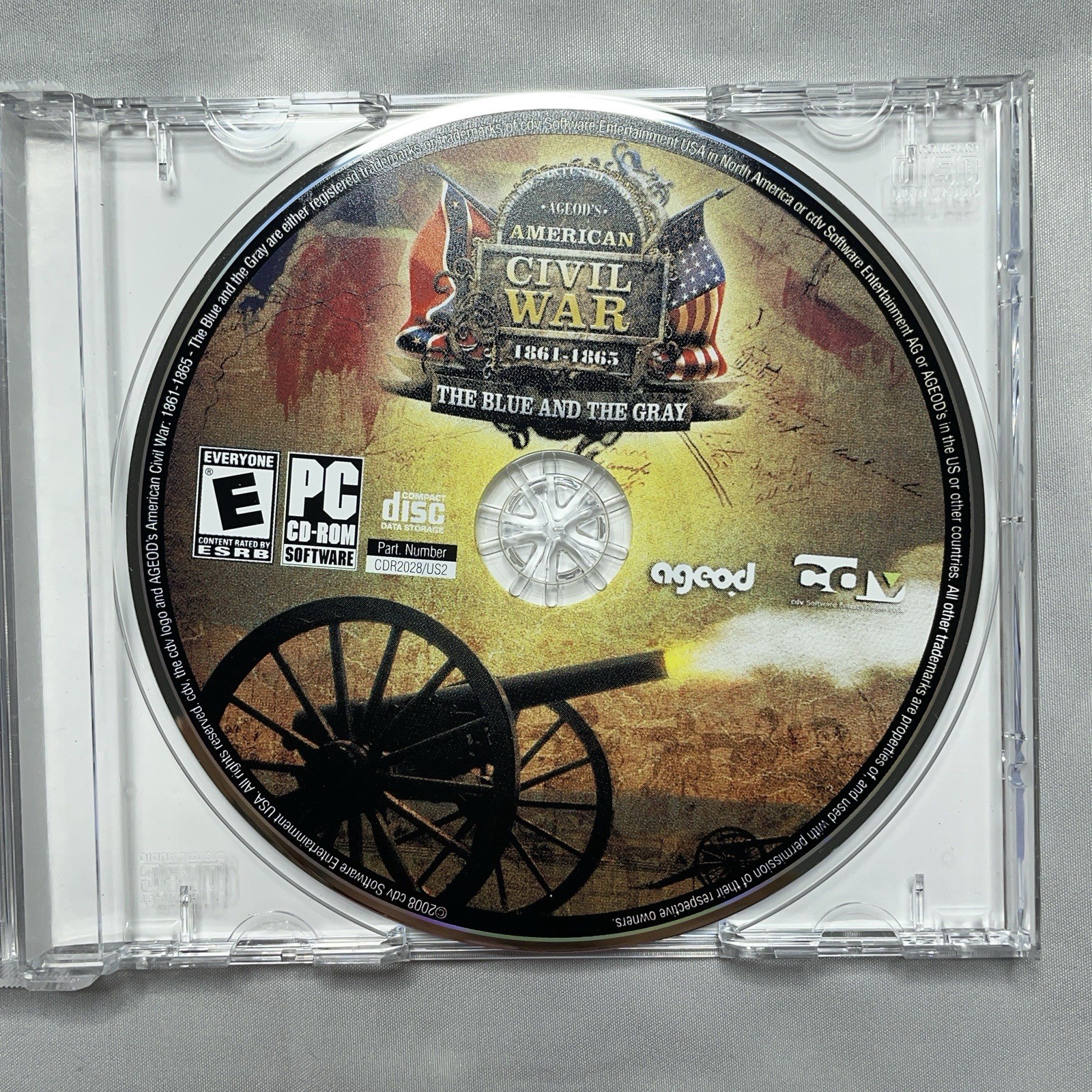 Ageod American Civil War PC Game 1861-1865 Blue & Gray Strategy CD-ROM