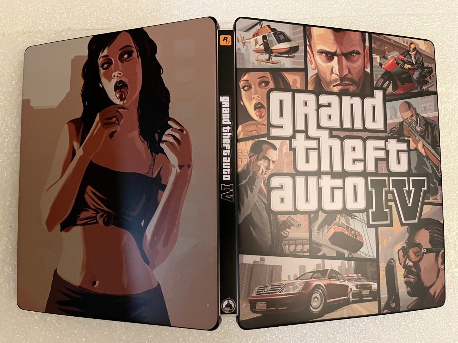 Grand Theft Auto: IV Custom-Made G2 Steelbook Case PS4/PS5/XBOX (NO GAME)