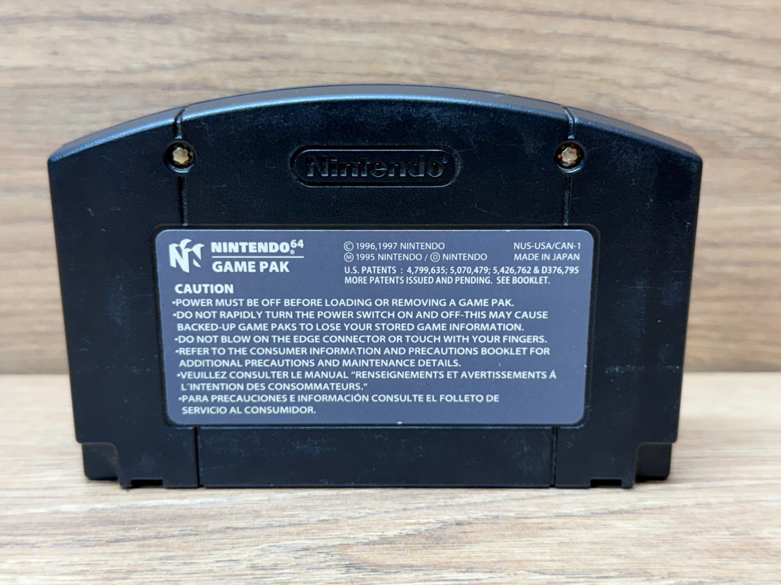 Road Rash 64 Authentic Black Game Cartridge Only Tested & Working Nintendo 64