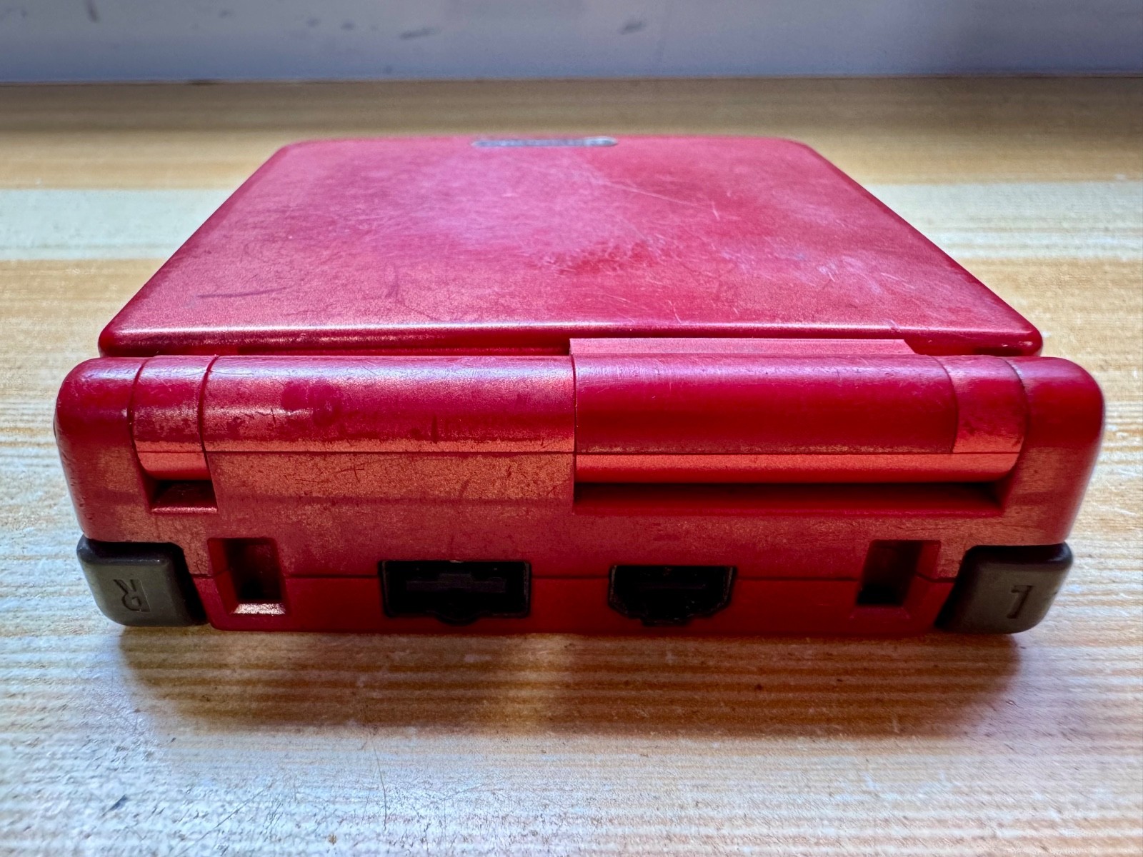 Nintendo Gameboy Advance SP AGS101 Flame Crimson Red Handheld System Console