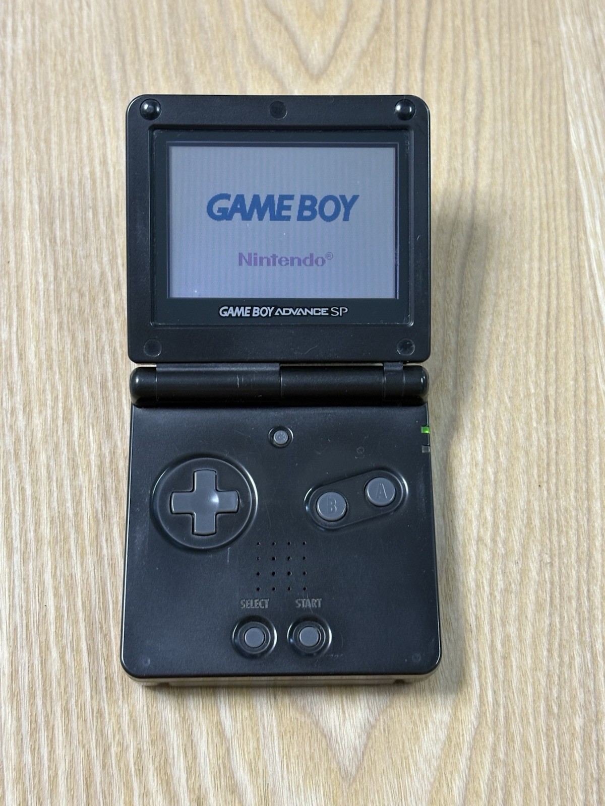 Nintendo Game Boy Advance SP AGS-001 Onyx Black Console Only Tested Working