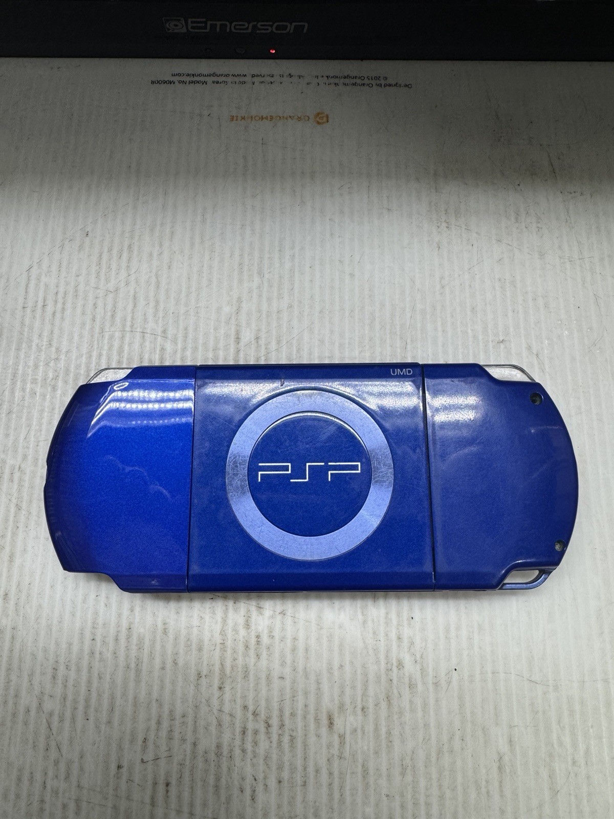 Sony PSP 2001 Handheld System Metallic Blue Tested Works