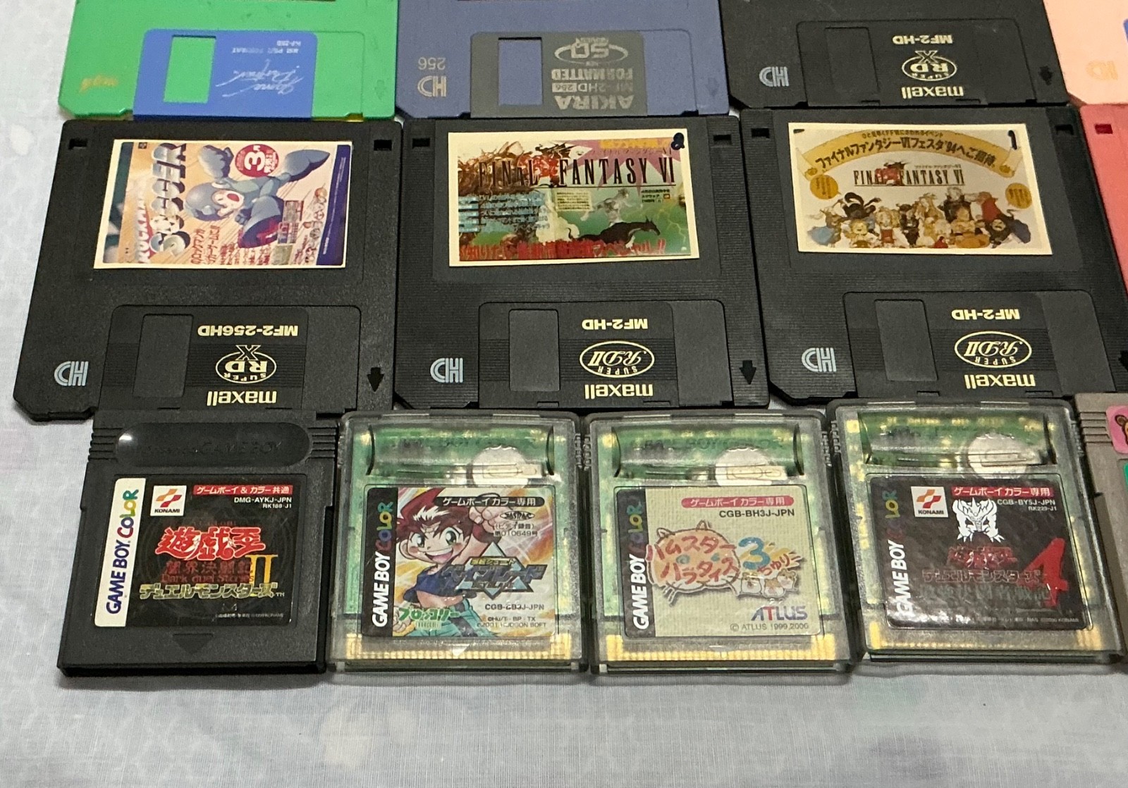 Vintage Video Game Cartridge Disk Job Lot Untested As-Is Retro Gaming Bundle