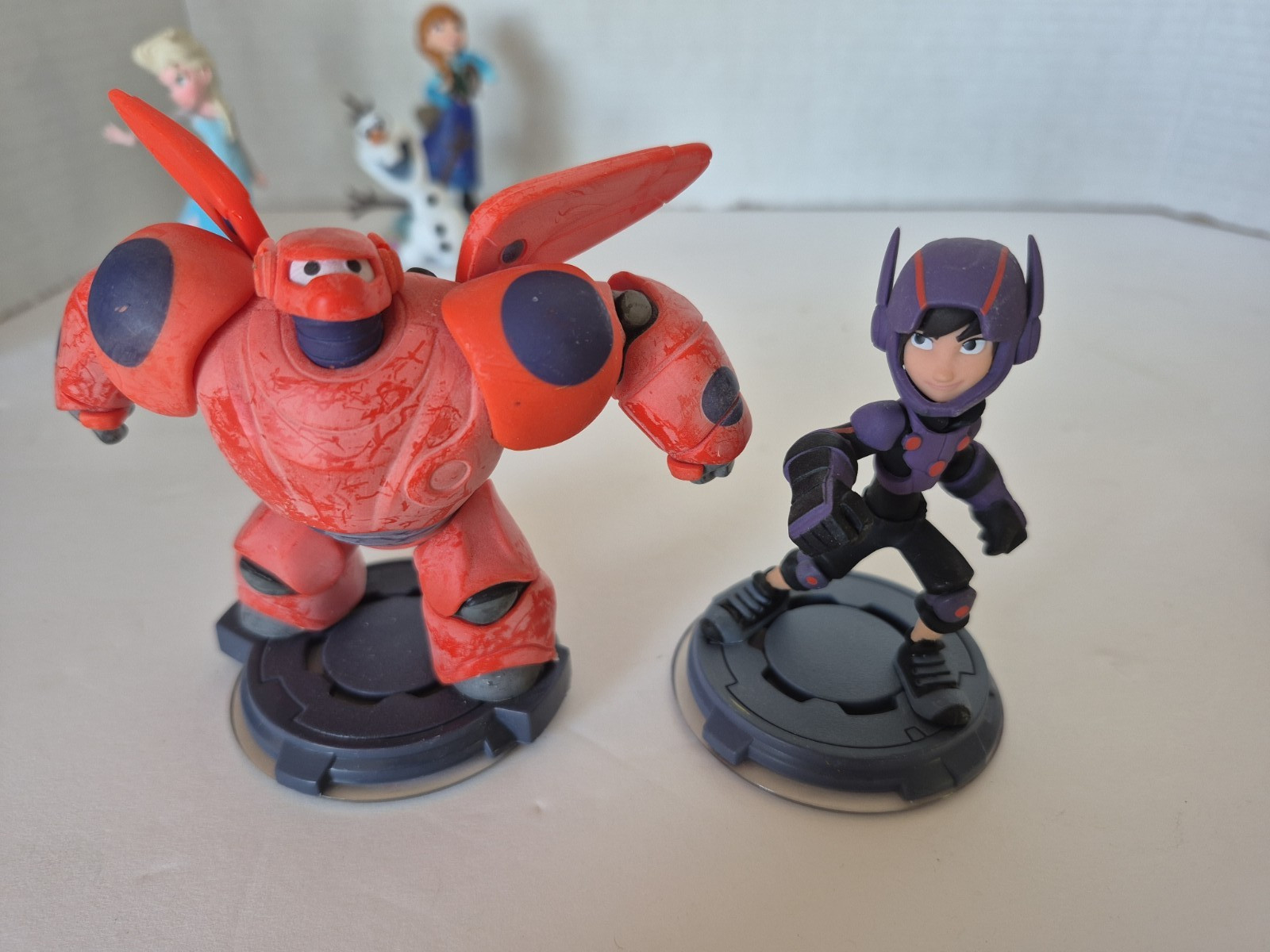 Disney Infinity Figure Frozen Jack Big Hero Tangled Jasmine Power Discs Lot