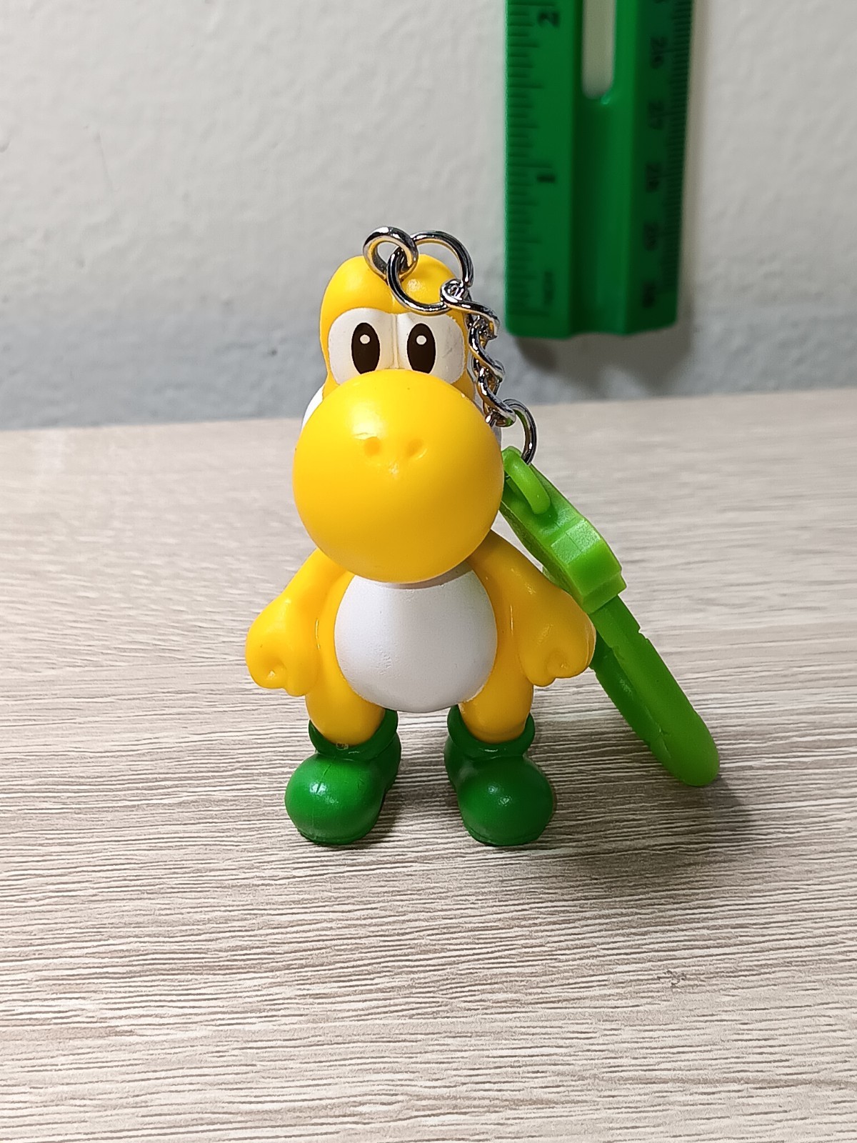 *FREE SHIP* 2″ YELLOW YOSHI BackPack Buddies Clip Keychain Super Mario