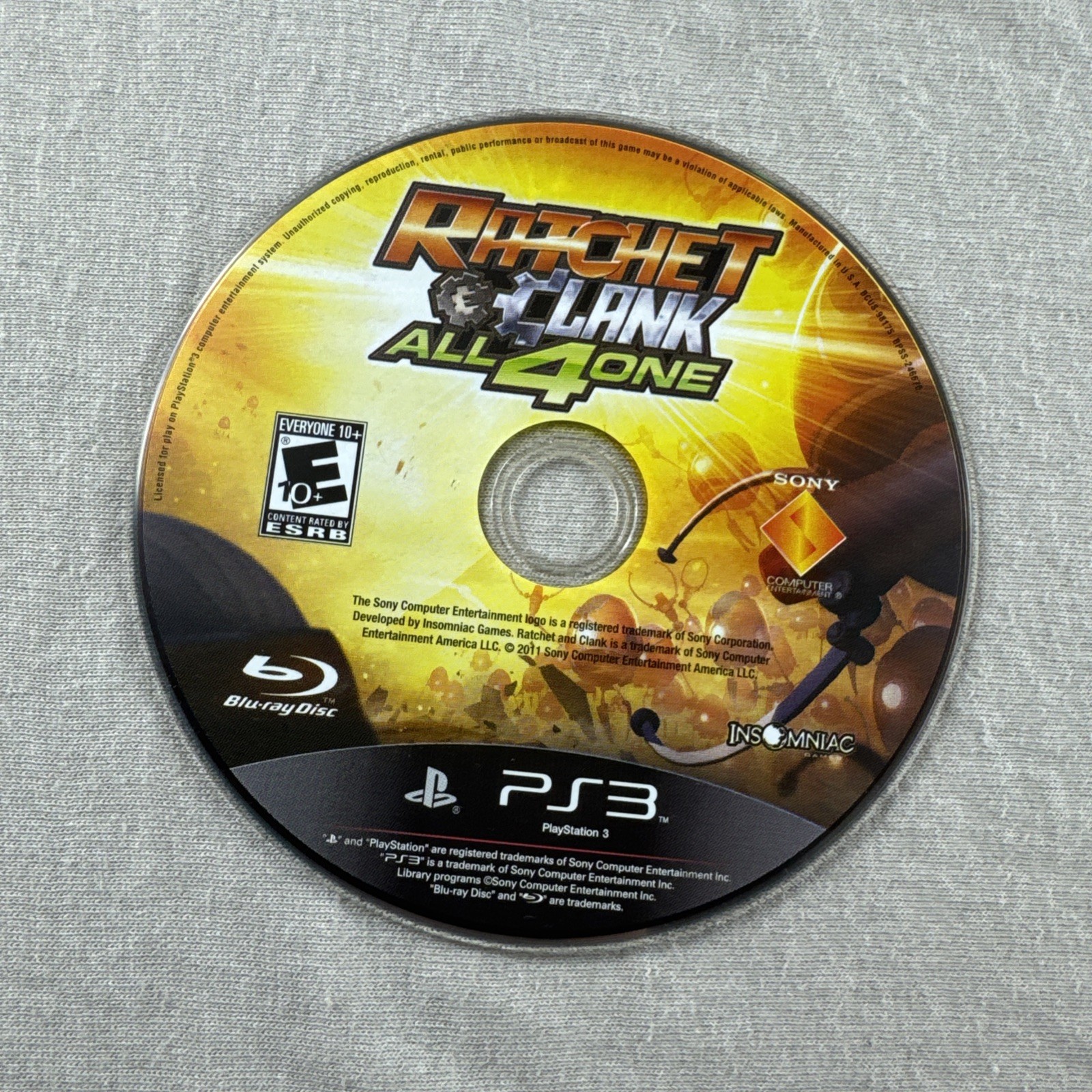 Ratchet & Clank: All 4 One (Sony PlayStation 3, 2011) Complete Tested Working