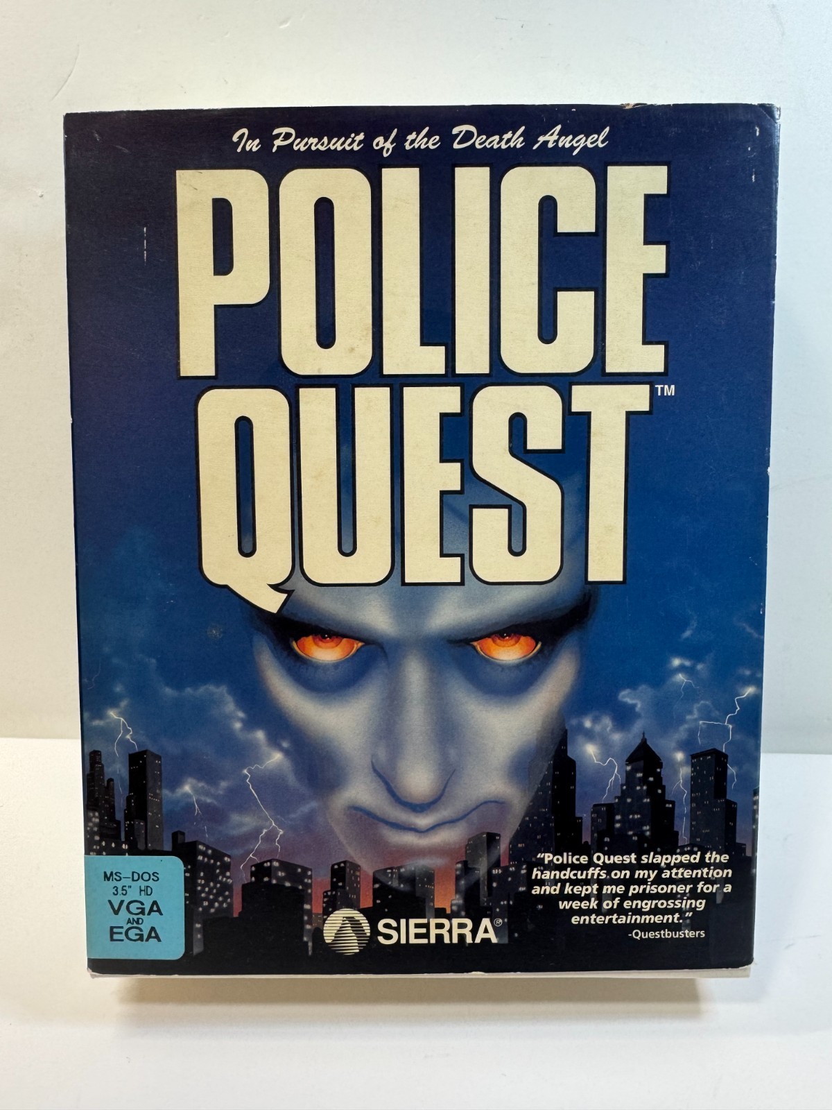 BIG BOX Police Quest: In Pursuit of the Death Angel (DOS, 1987) VGA FULLY COMPL
