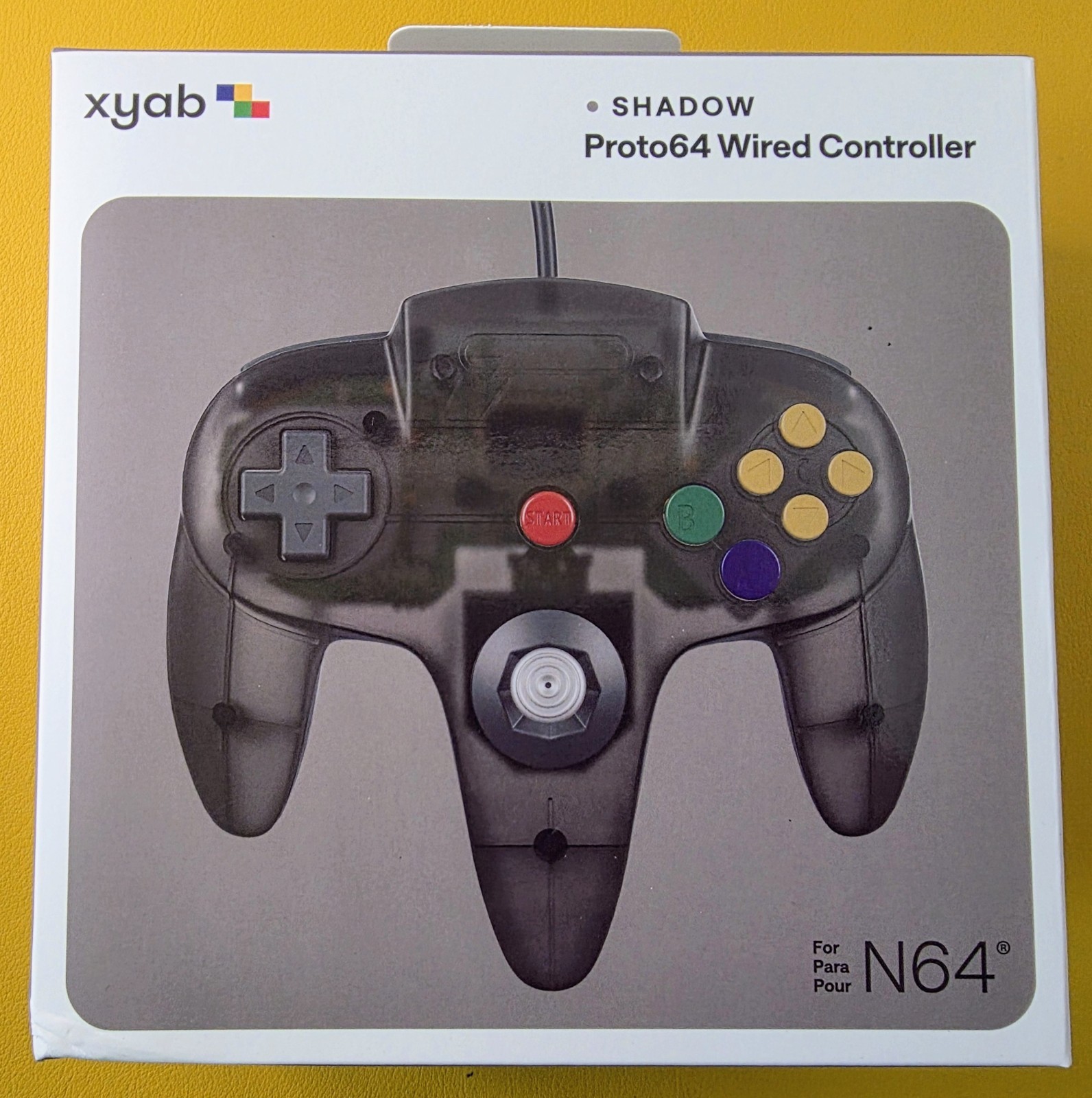 New Nintendo 64 High Quality Controller XYAB Proto64 Funtastic Smoke Black Grey