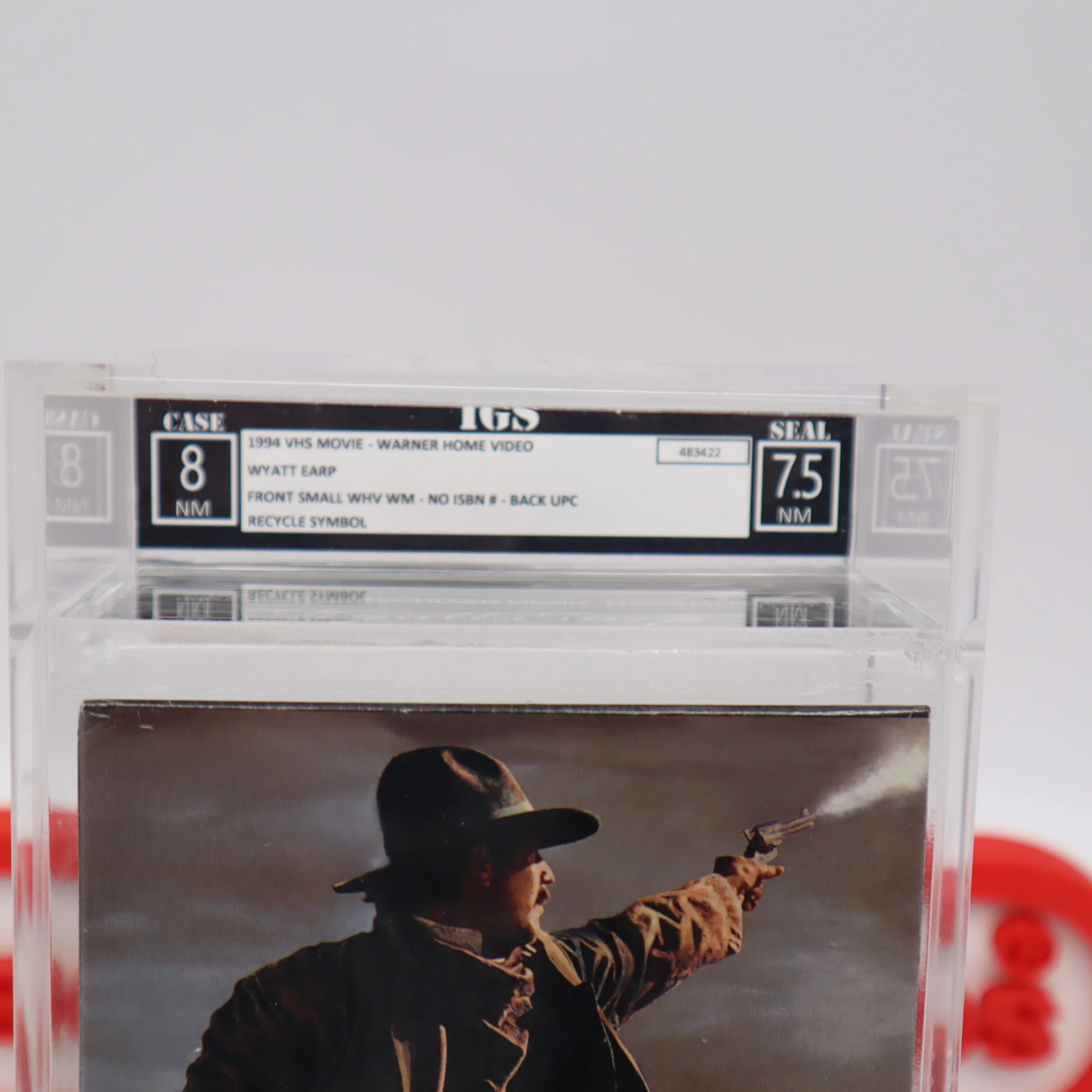 WYATT EARP DOUBLE VHS SET! IGS GRADED 8.0 BOX & 7.5 SEAL! NEW & Sealed! (VHS)