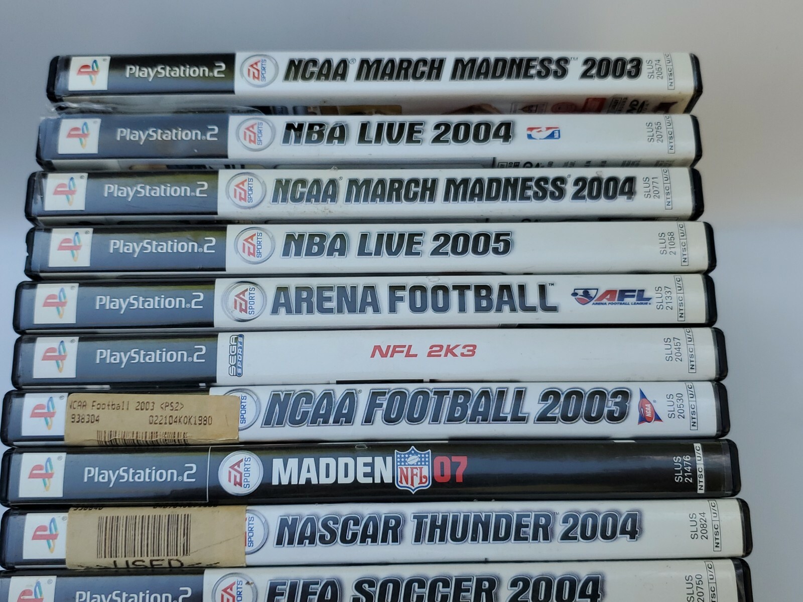 Vtg Video Game Mixed Lot Playstation PS2 PS3 PS4 MLB NBA NCAA NFL FIFA Nascar ++