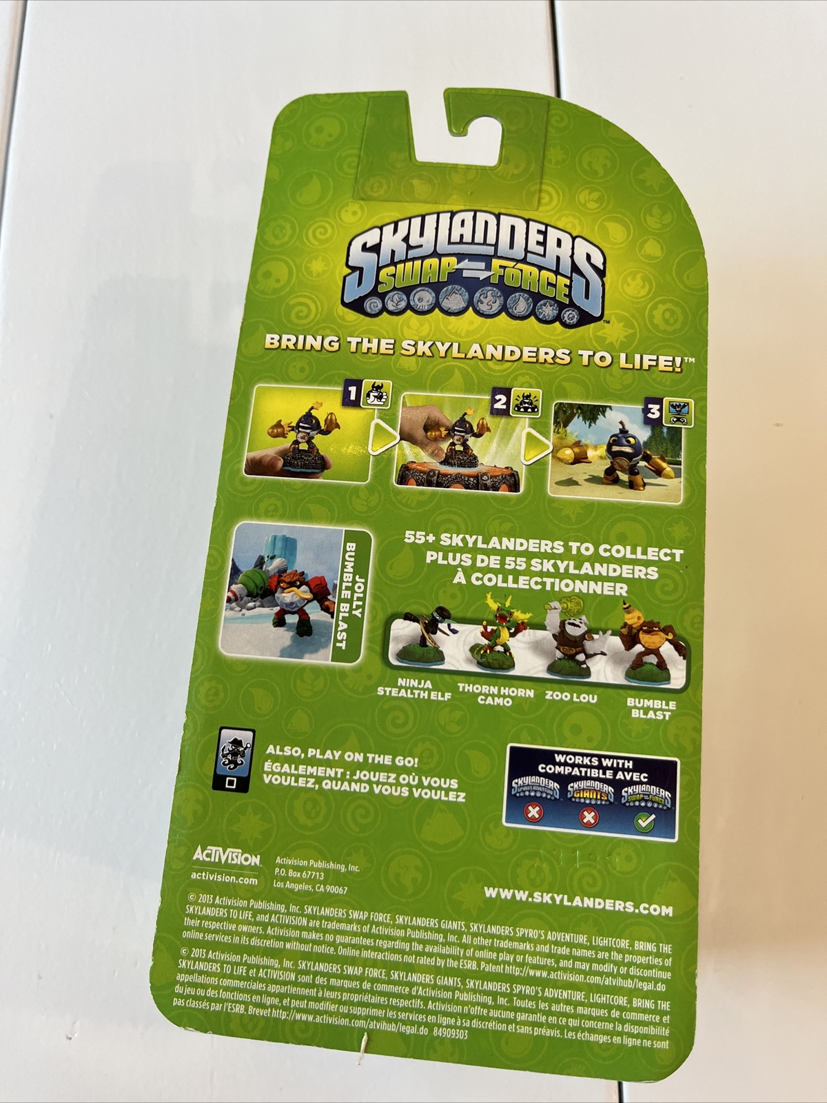 Skylanders Swap Force Jolly Bumble Blast Sealed New In Box Figure Variant NIB