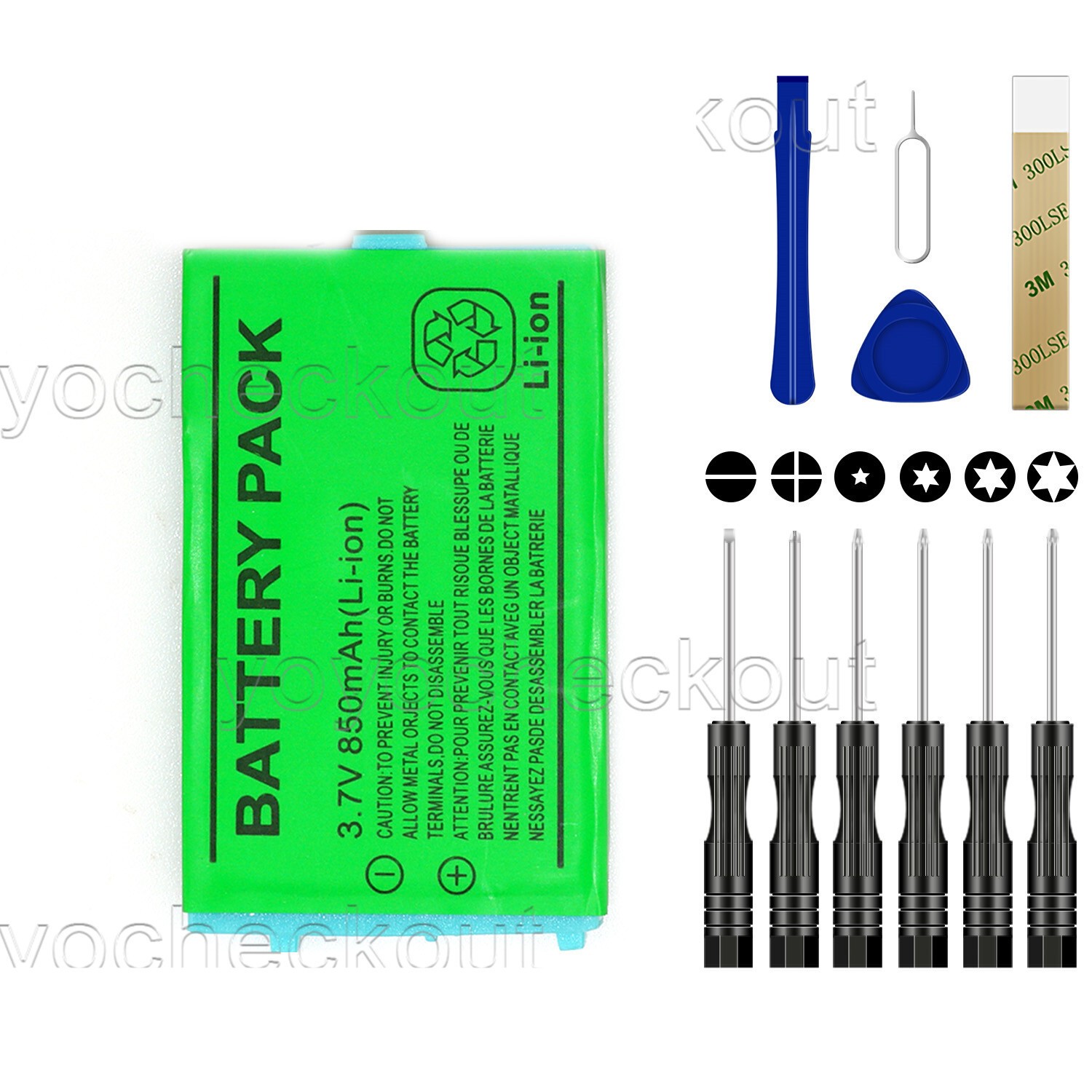 Battery for Nintendo Game Boy Advanced SP GBA BT-M12 AGS-001 AGS-101 AGS-003
