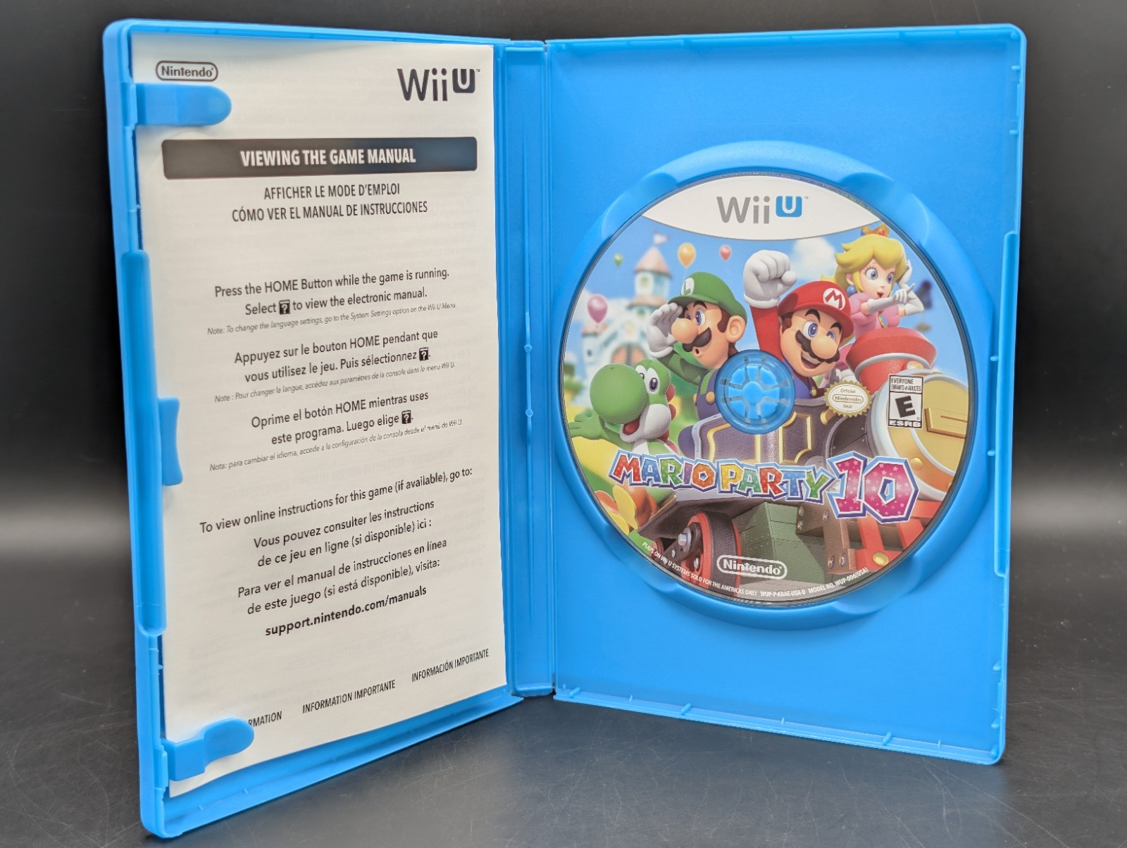Mario Party 10 ( Nintendo Wii U ) CIB – Mint Disc – Pristine – Tested