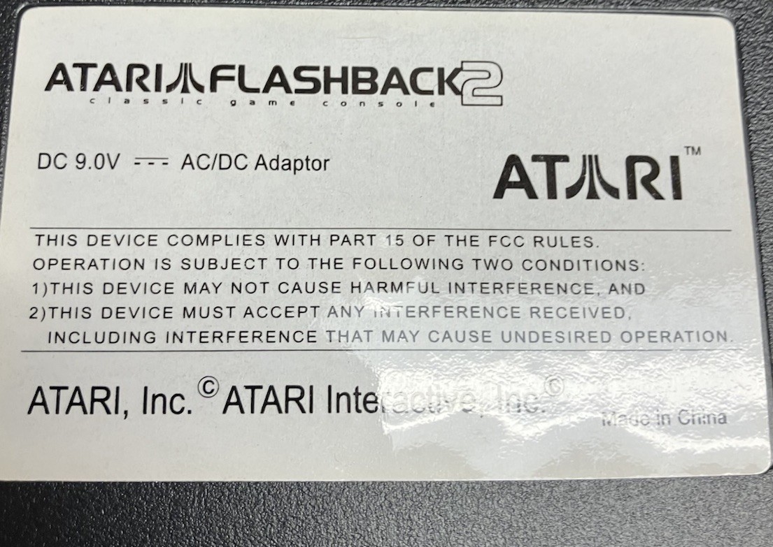 Atari Flashback 2 Classic Game Console 40 Built in Games 2 Controllers