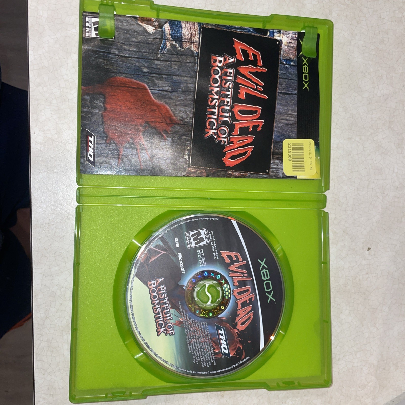 Evil Dead: A Fistful of Boomstick Xbox 2003 Complete Action Game Cib Tested