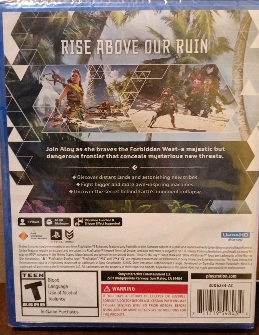 PS5 Horizon – Forbidden West – Playstation 5
