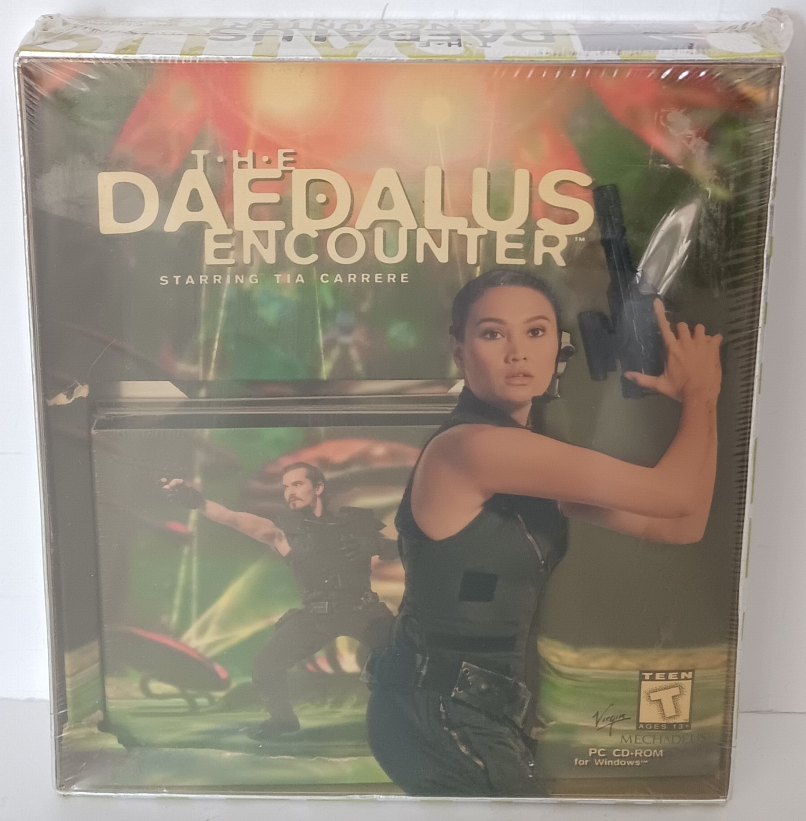 Big Box PC Game Daedalus Encounter Tia Carrere Windows 95 CD IBM Software Sealed