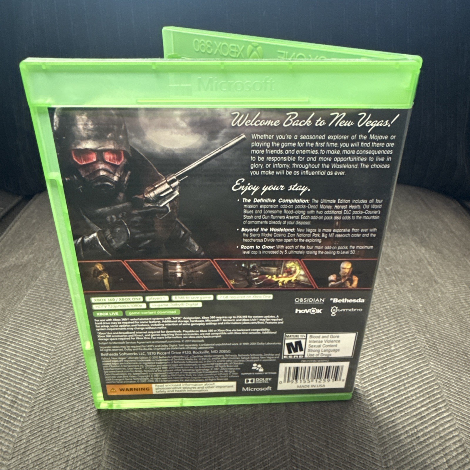 Fallout New Vegas Ultimate Edition Xbox 360 Xbox One 2012