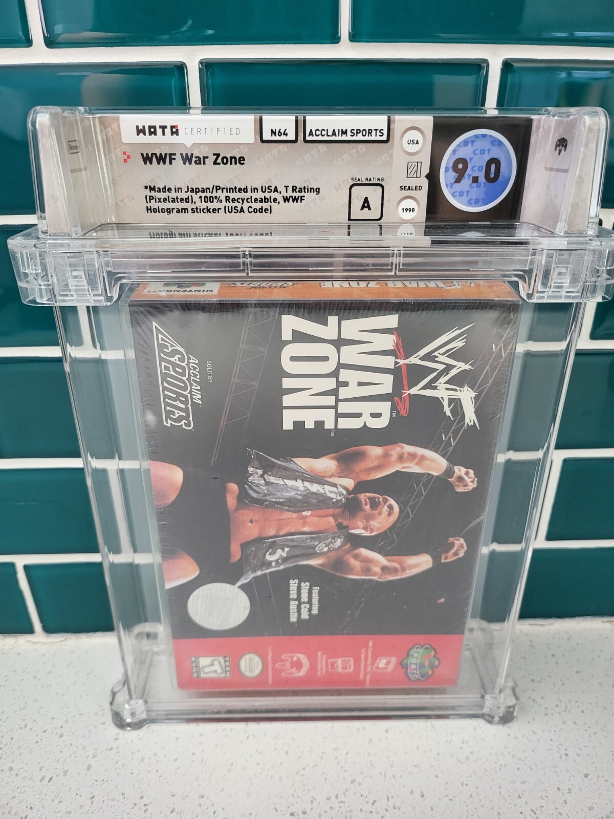 WWF War Zone Nintendo 64 N64 Wata 9.0 A