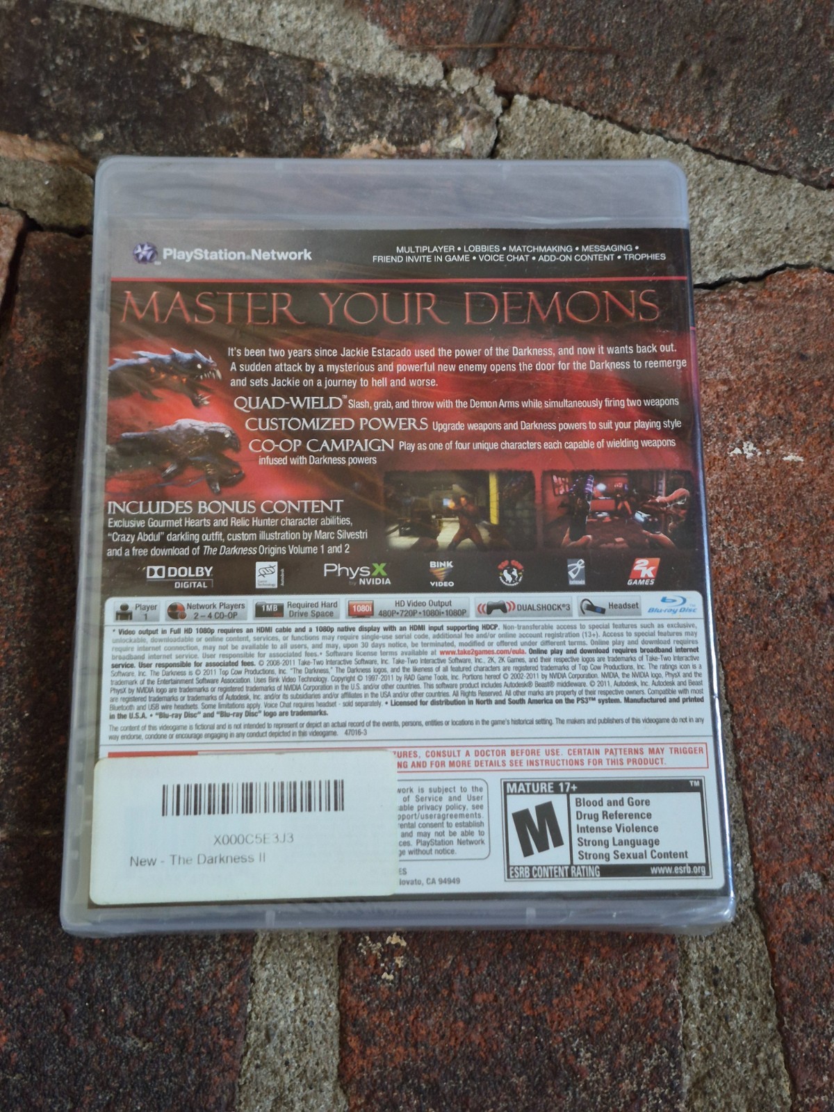 The Darkness II Limited Edition Playstation 3 PS3 – BRAND NEW & FACTORY SEALED