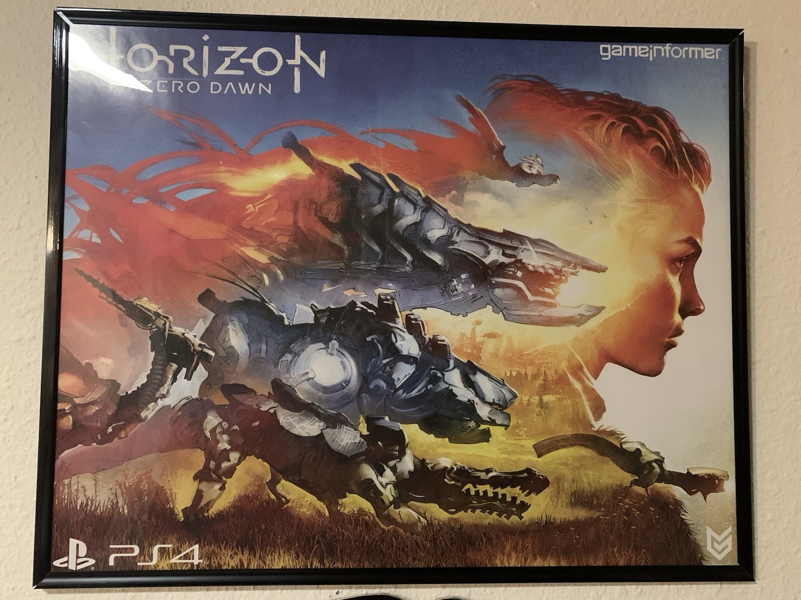 Horizon PS4 Aloy double-sided poster FRAMED 20” x 14“￼