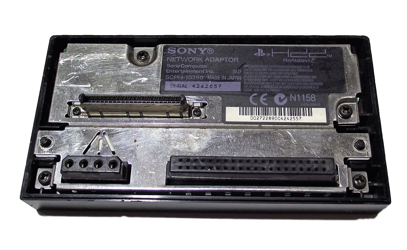 Genuine Sony PlayStation 2 PS2 Official HDD Network Adapter LAN SCPH-10350 IDE