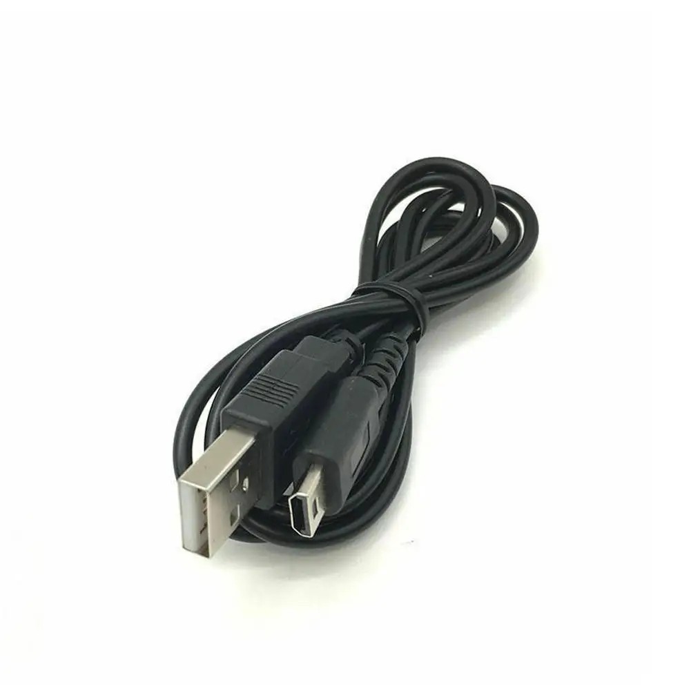 USB Charger Cable for Nintendo DS Lite NDSL Charging Power Cord Sync Lead Black