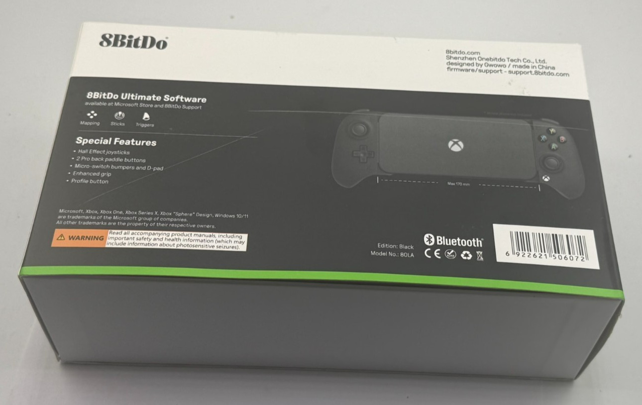 8bitdo Ultimate Mobile Gaming Controller – Android/ iOS – OPEN BOX