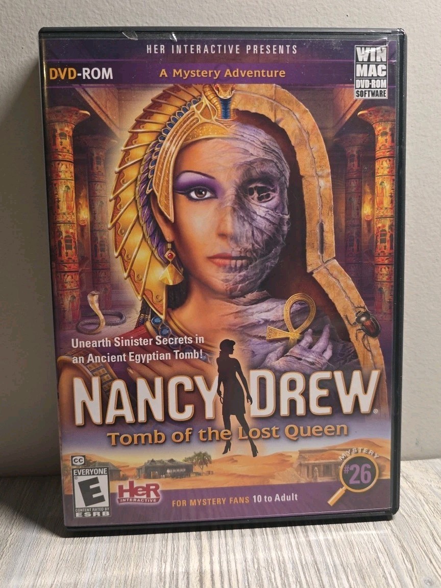 Nancy Drew Tomb of the Lost Queen #26 PC Game Her Interactive Mystery Adventure