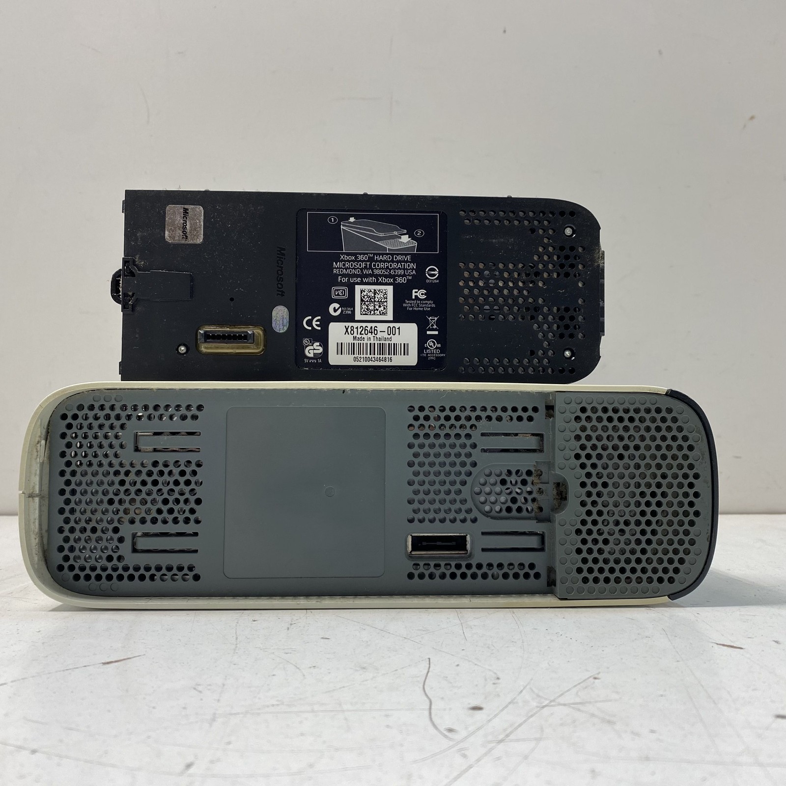 Microsoft Xbox 360 Console 120GB HDD Kinect 1 Controller For Parts