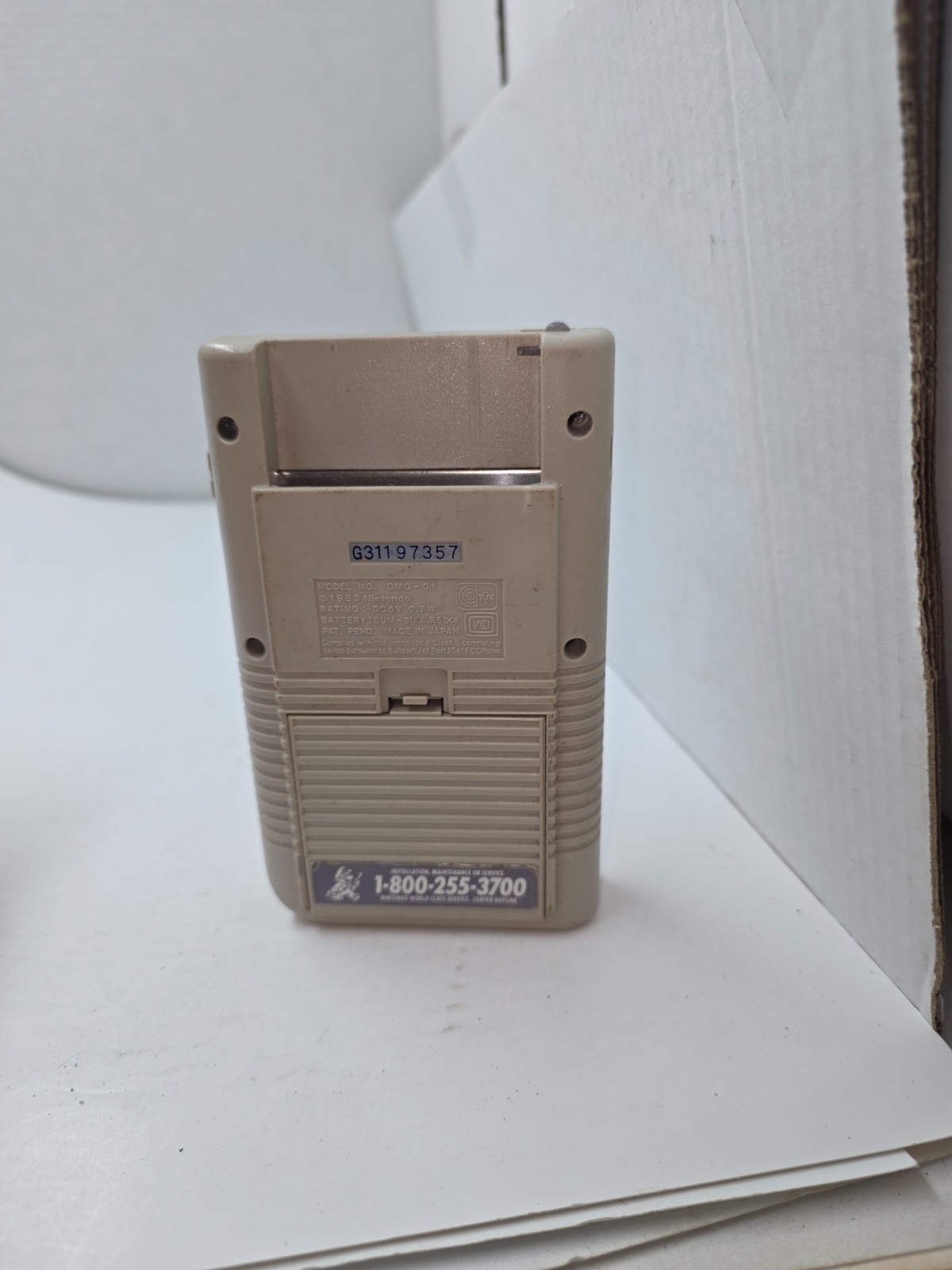 Gameboy Original DMG-01 Console For Parts/Repair ONLY Powers On Needs NEW LCD A8