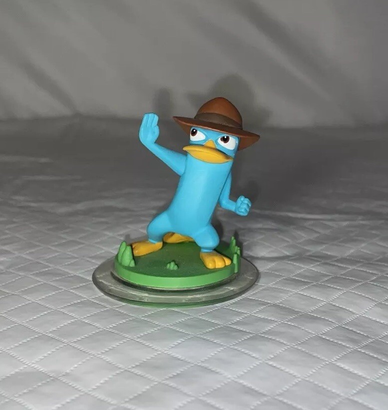 Disney Infinity Phineas & Ferb Figure Character Phineas and Agent P Perry Lot