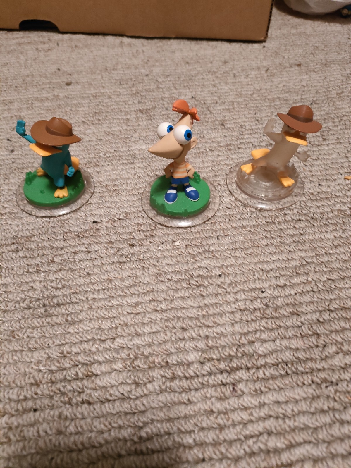 Disney Infinity Phineas And Ferb Lot. Phineas, Agent P, And Crystal Agent P