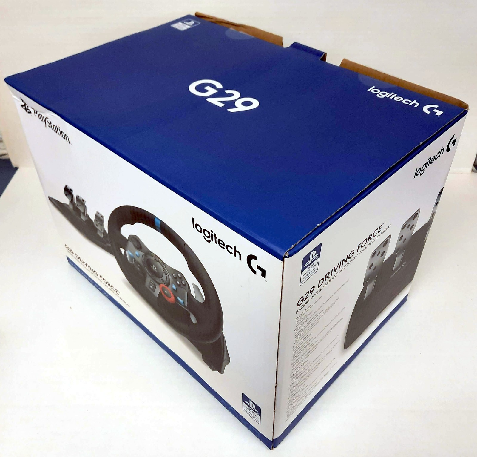 Empty Box for Logitech G29 Racing Wheel (PC, PlayStation 3, 4, 5| PS3, PS4, PS5)