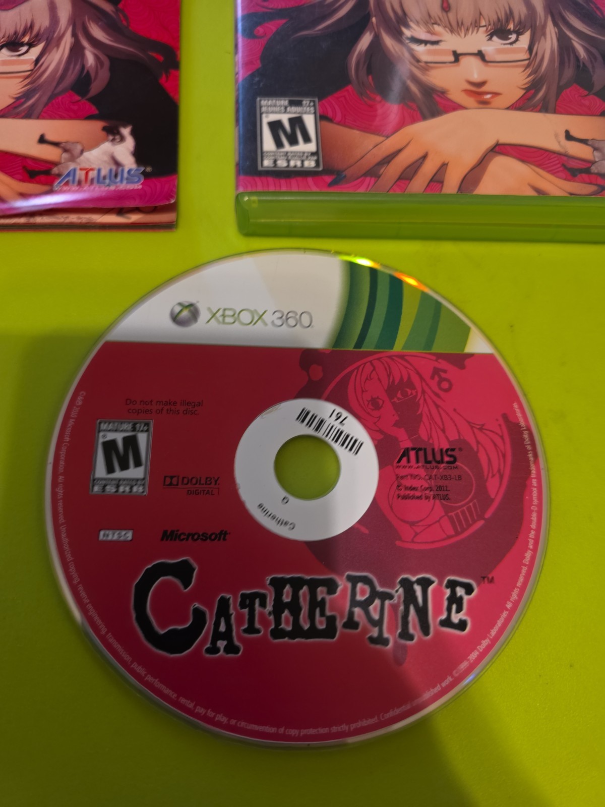 Catherine Microsoft Xbox 360 Authentic Free Fast Shipping