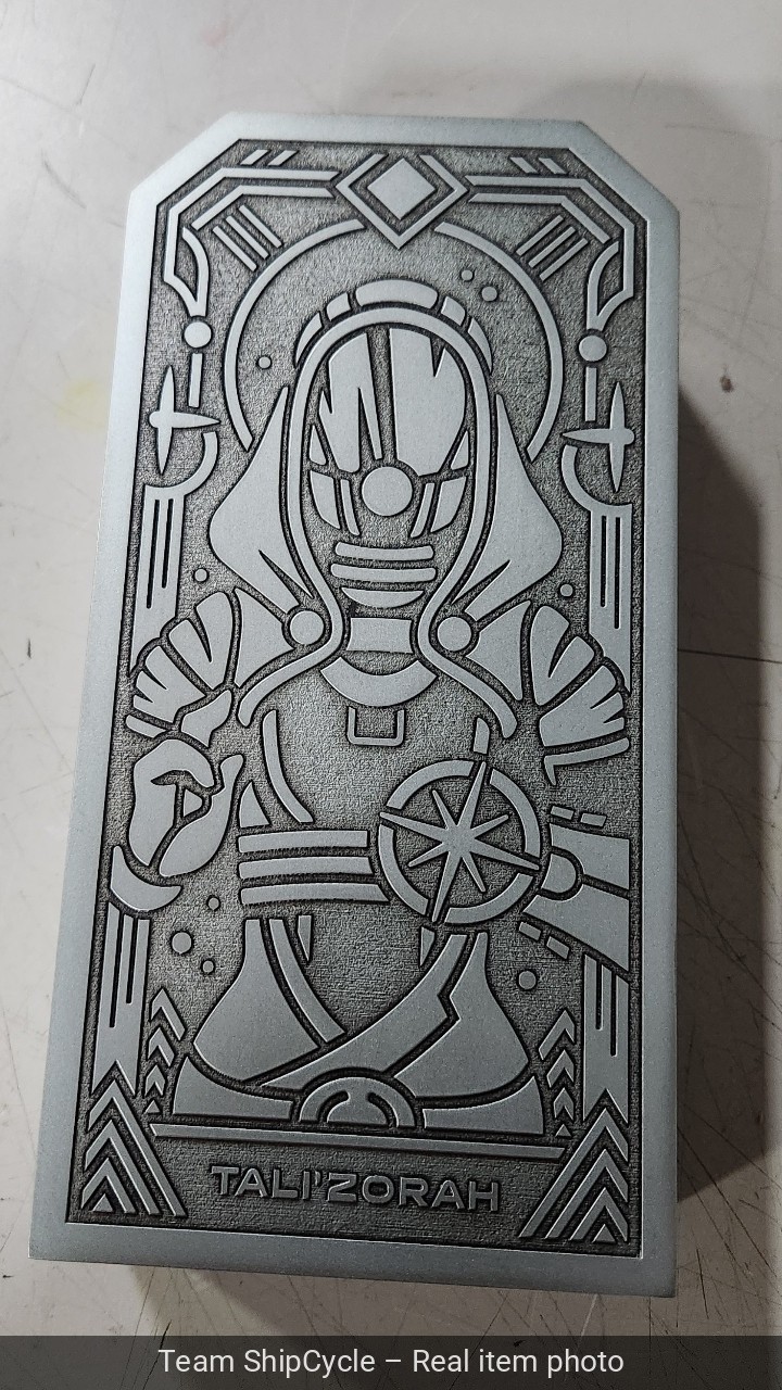 Mass Effect Tali Companion Bundle Round Pendant Bust Official NIB G2U