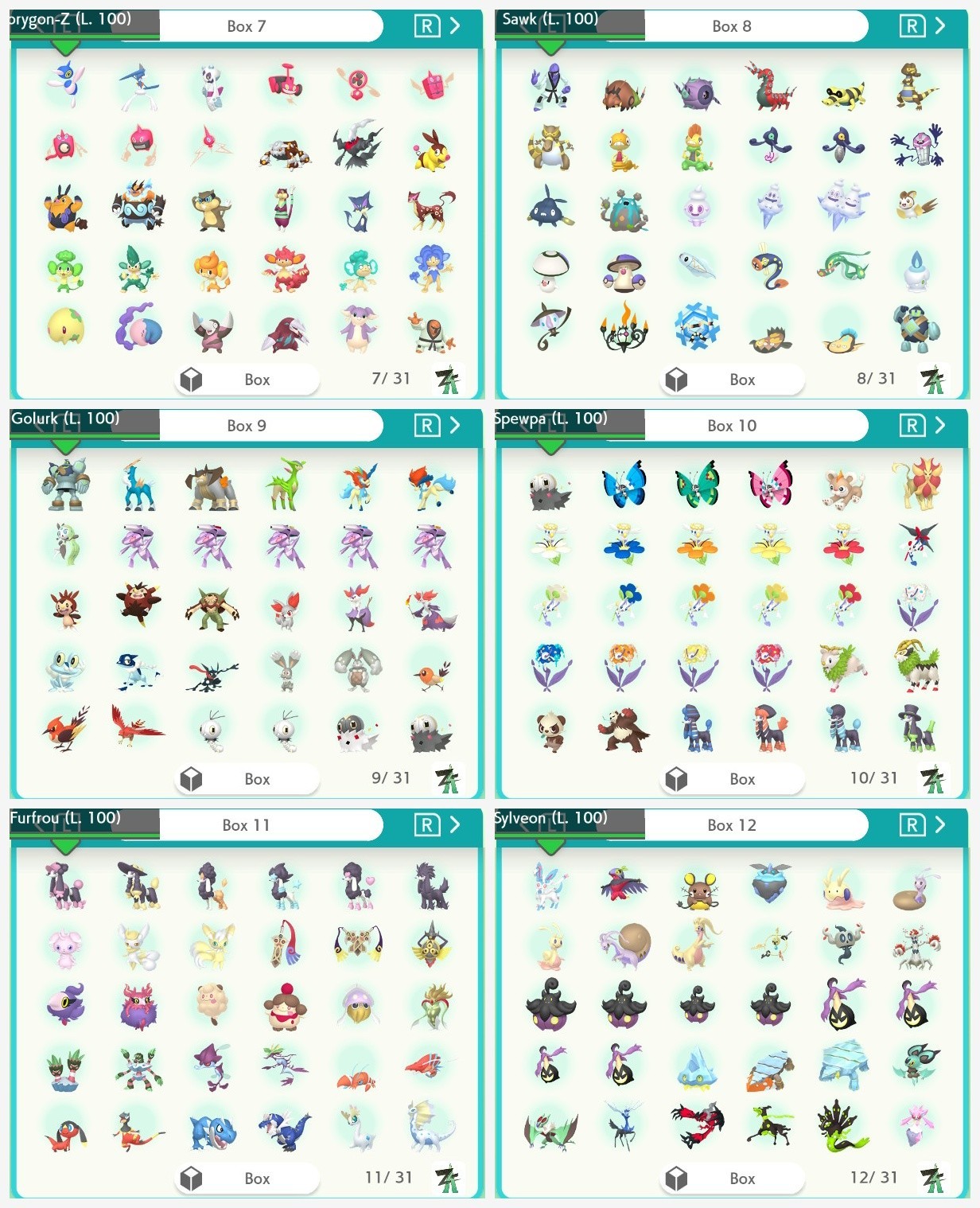 Pokemon HOME Living Dex ZA + DLC | Shiny Non-Shiny | +430 Pokemon