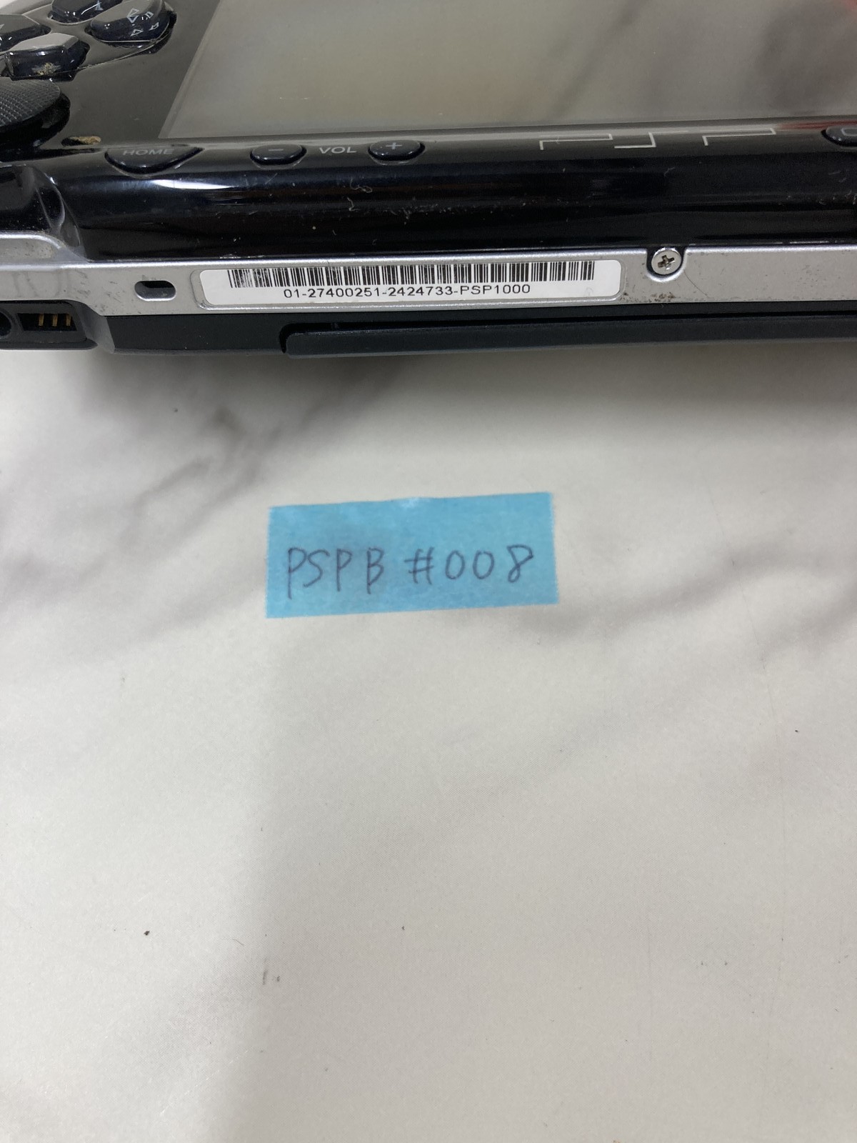 Used Black PSP-1000 Console only | Tested | US Shipping | PSPB#008