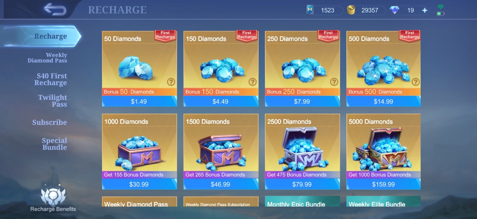 Mobile Legends Bang Bang Account – girly account 🎀