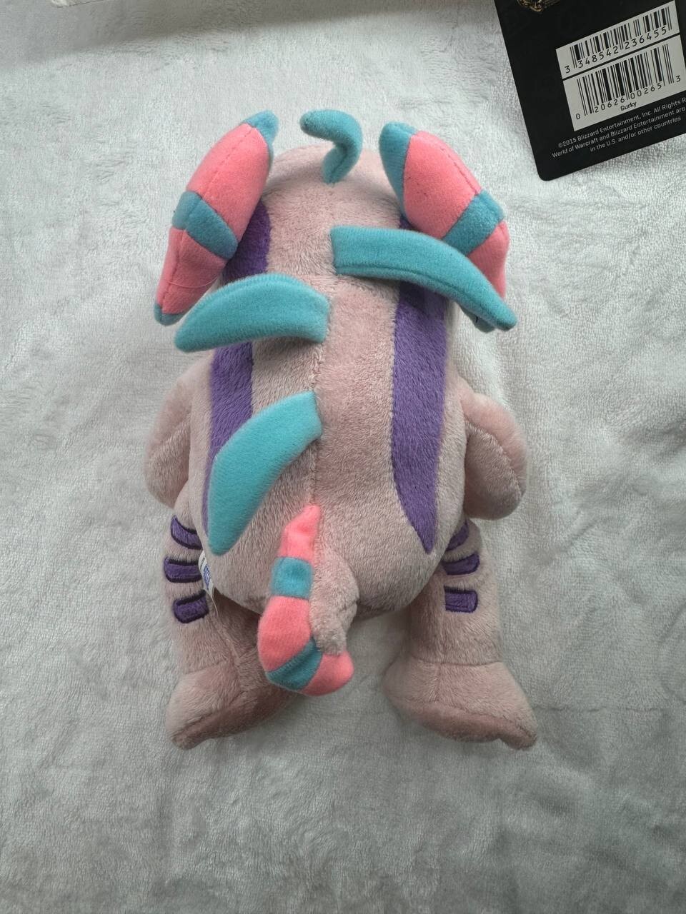 NWT – Blizzard 2015 Gurky Pink Murloc Plush – World of Warcraft WoW With Bag