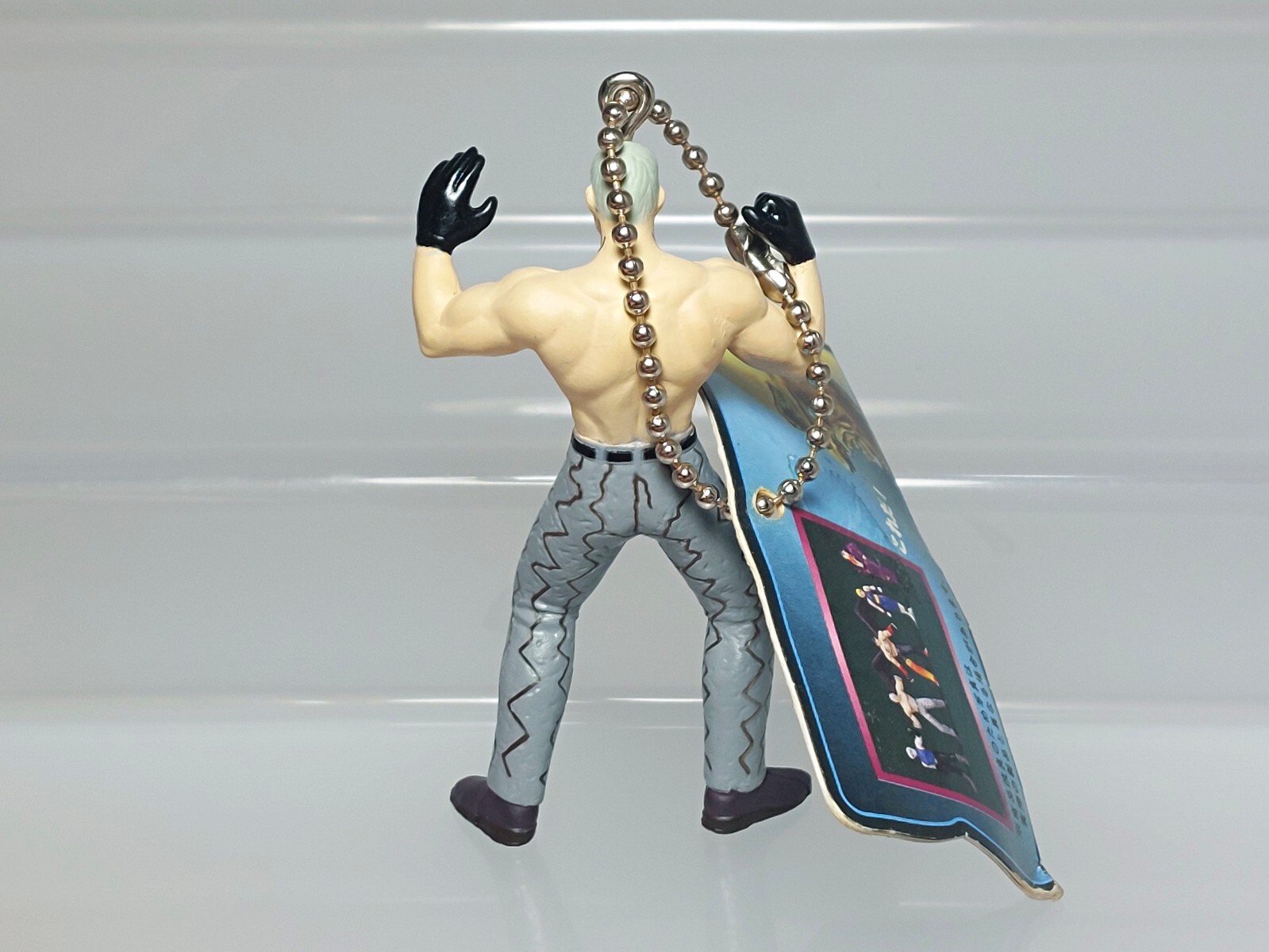 Tekken Geki Kakkoii Keyholder A Bryan Fury Keychain Figure Namco 2.6in