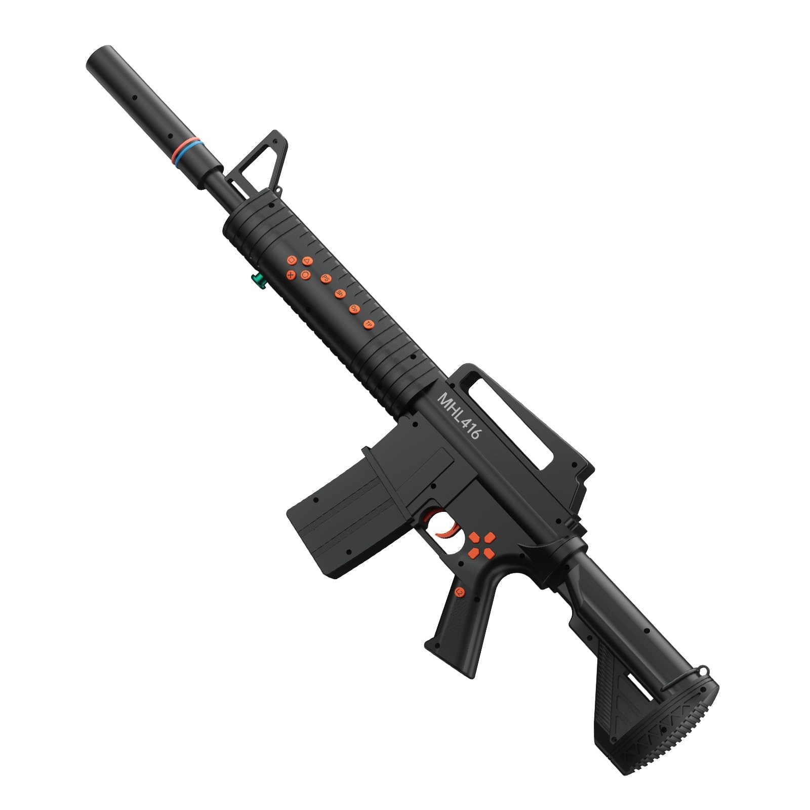 MHL416 – Pro PS4/PS5 Wireless Gun Controller Rifle – Motion Aiming FPS Feedback